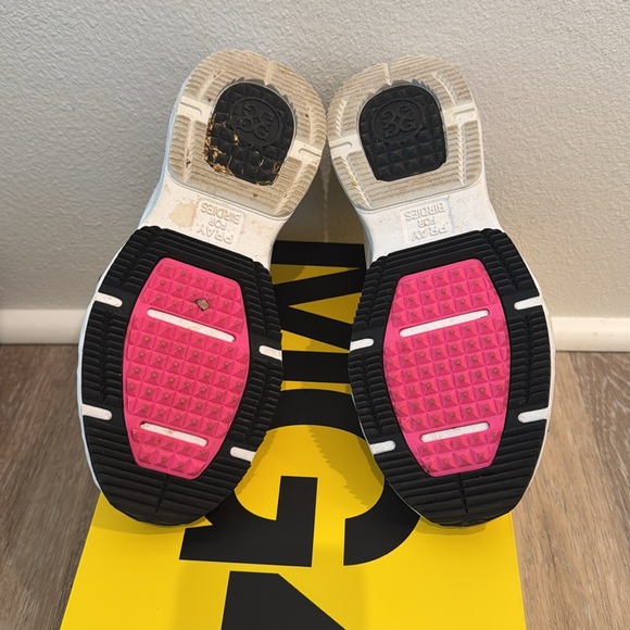 G/ FORE WOMEN'S MG4+ PERFORATED ZEBRA ACCENT GOLF SHOE - Picture 3 of 5